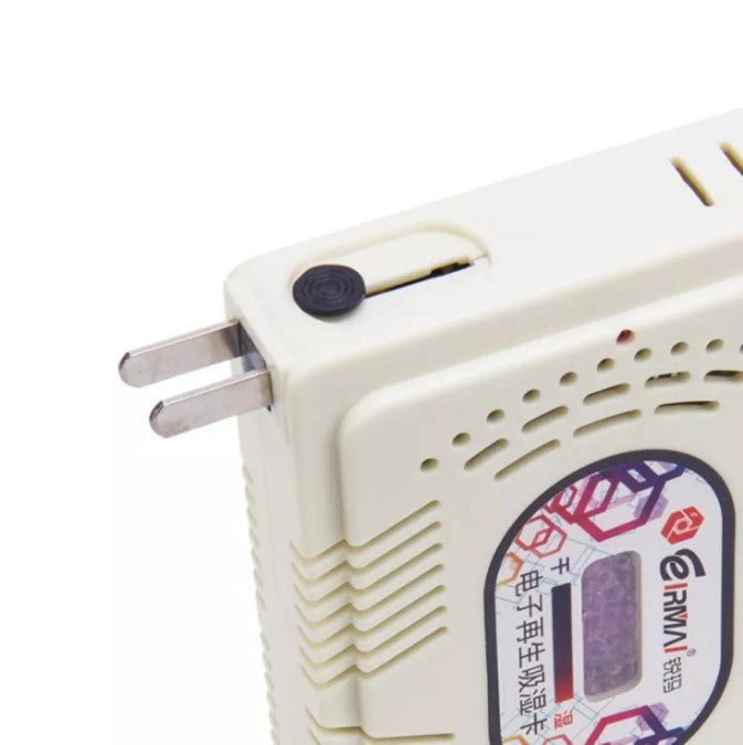 Eirmai Electronic Dehumidifier Rechargeable Moisture Absorb for Dehumidifying Camera Storage Drybox. Cabinets, and Other Gadgets (Cream) (HC-63C)