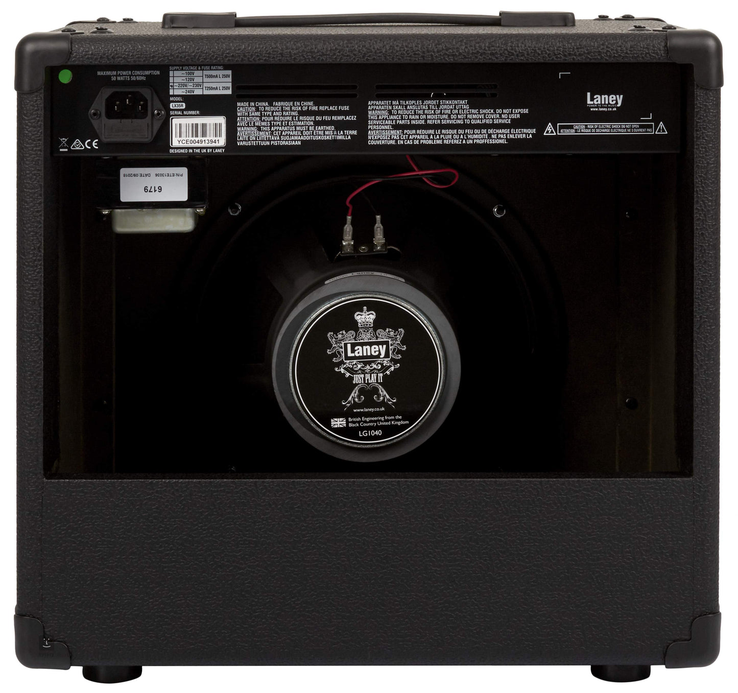 Laney LX35R 35 Watts Twin Channel Guitar Amplifier with 3-Band EQ Tone and On-Board Reverb Feature