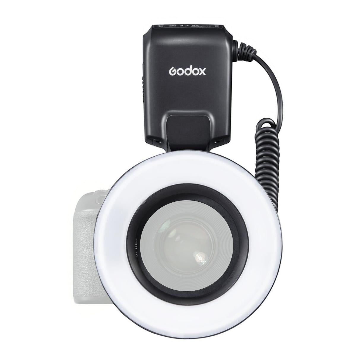 Godox ML-150 II Macro Ring Flash with 5800K Color Temperature, Lens Adapter Rings and Hot Shoe Mount for DSLR Cameras