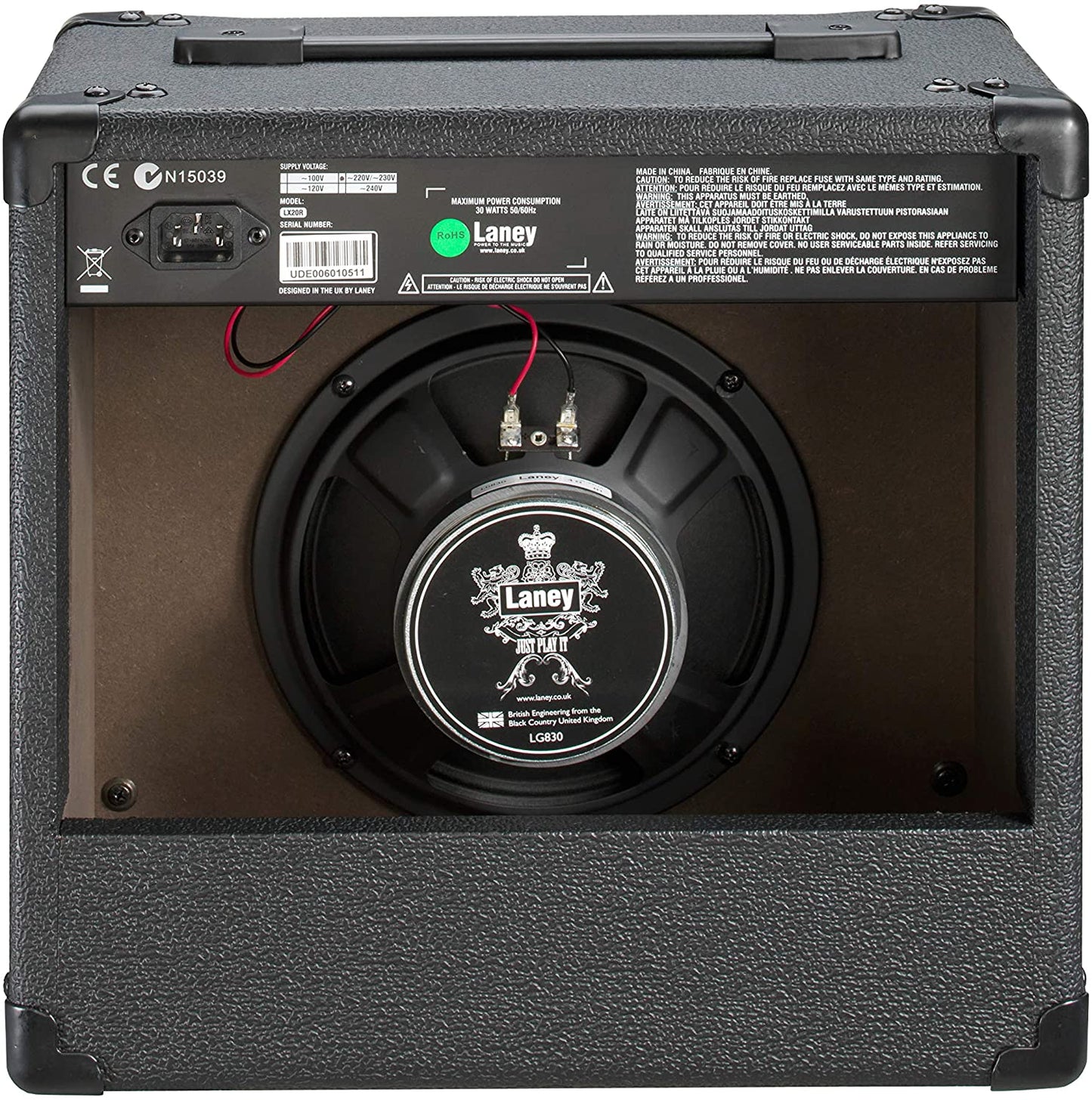 Laney LX20R LX Series - Guitar Combo Amplifier - 8inch Woofer with Reverb