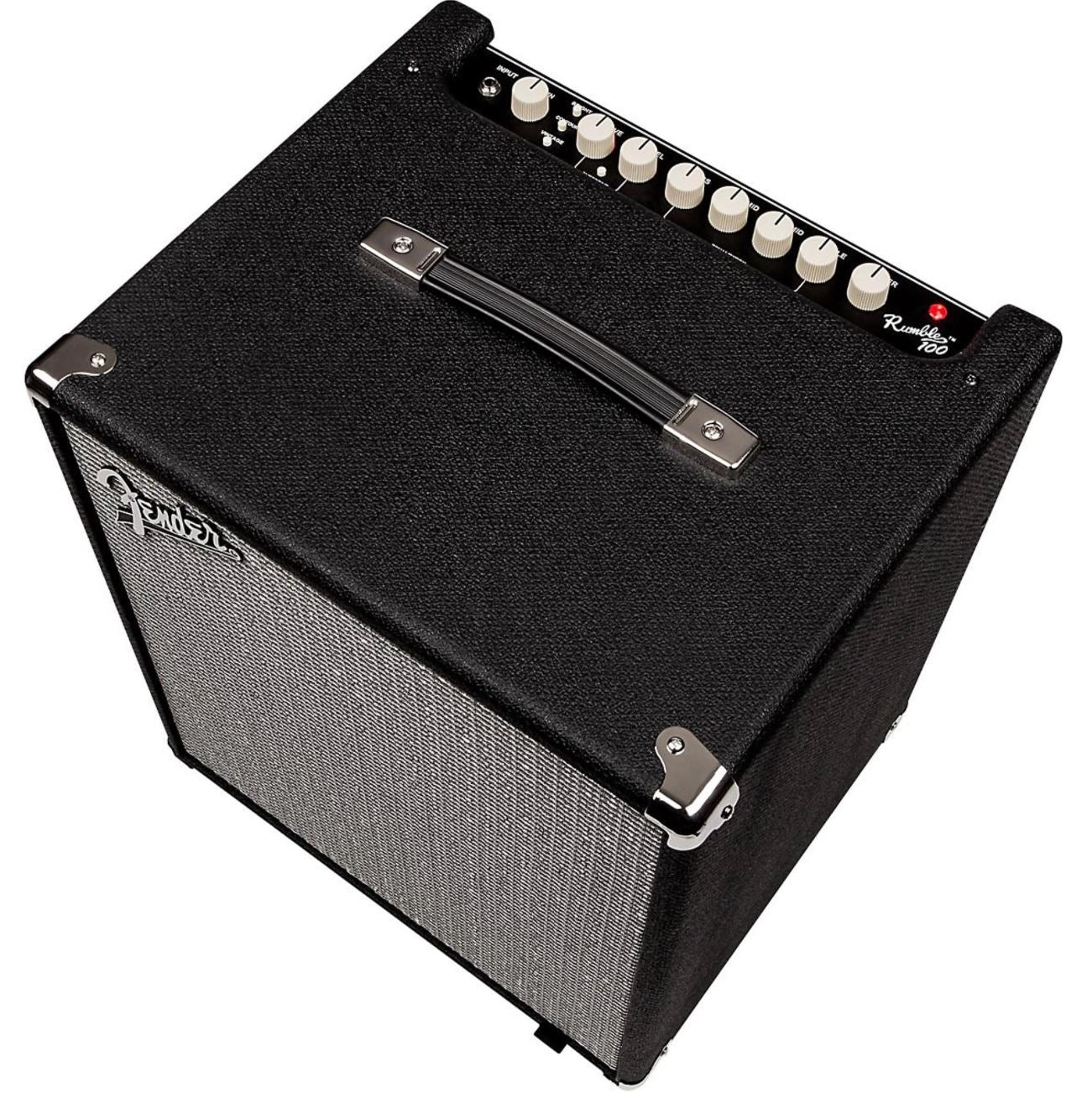 Fender Rumble 100 Electric Bass Combo Amplifier 100watts 120V (230V EUR) Lightweight with 12in Speaker XLR Line Out Ground Lift 4-Band EQ