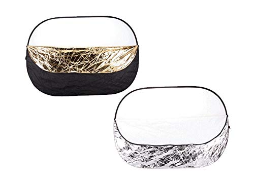 Godox RFT-05-80120 Collapsible 5 in 1 80CM X 120CM Reflector Disc for Photography, Indoor Outdoor Shoots