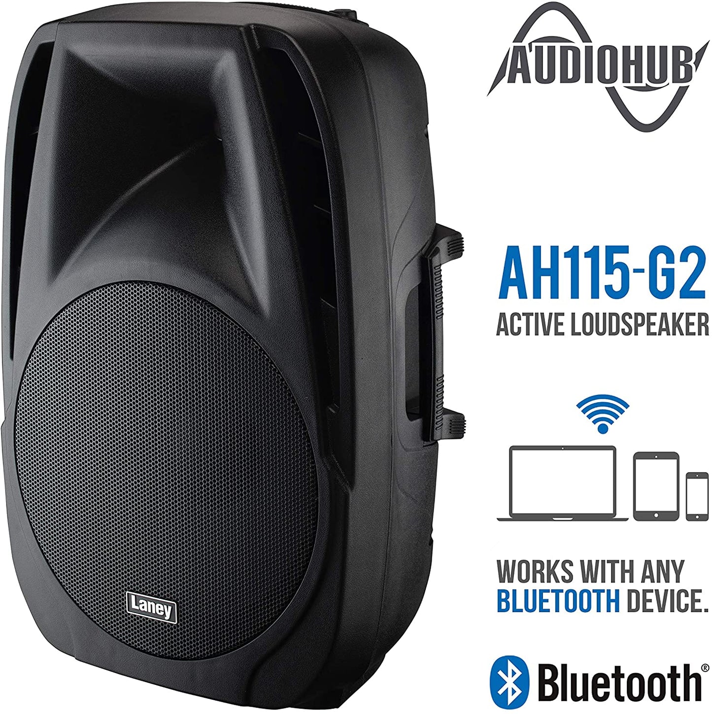 LANEY AH115-G2 AudioHub Series Active Moulded Speaker with Bluetooth