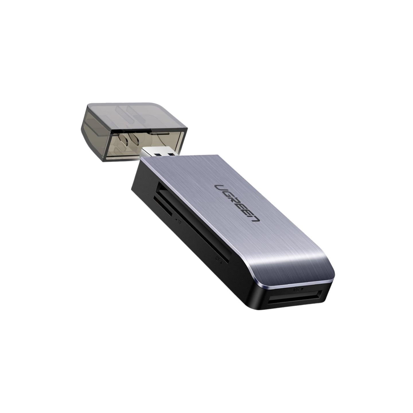 UGREEN 4-in-1 Multifunction Card Reader USB-A 3.0 to TF / SD / CF / MS with 5Gbps Transfer Speed | 50541