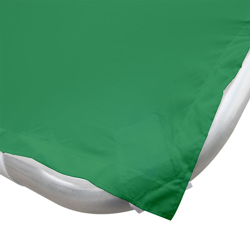 Pxel 2 x 2m Chroma Key Green Screen Square Background Backdrop Muslin Cloth Kit with Collapsible Stainless Steel Frame with Elastic and Velcro Fastening Straps for Live Video and Studio Videography | BG-FM2020