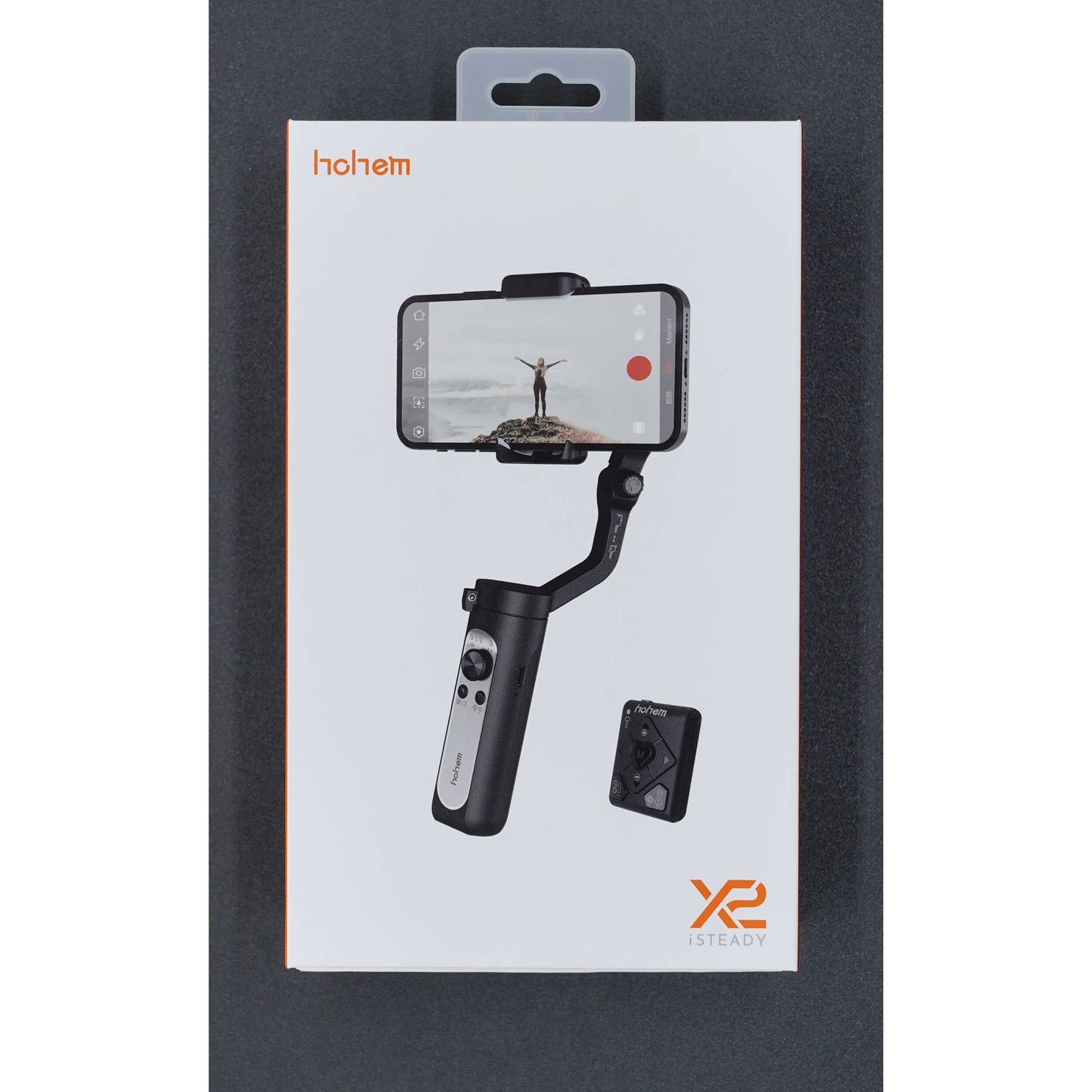Hohem iSteady X2 3-Axis Smartphone Gimbal Stabilizer 10h Runtime with Wireless Remote Face and Object Tracking