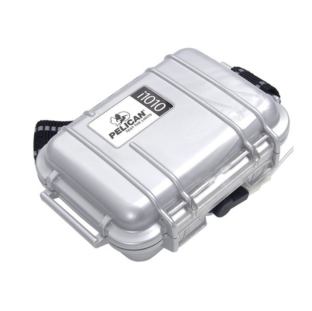 Pelican i1010 Waterproof Case Crushproof Hard Casing with Rubber Liner, Lid Organizer, External Headphone Jack for MP3 Players Earphones (6 Colors Available)