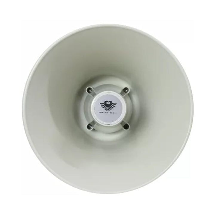 KEVLER HS-50S 13" 6W Aluminum PA Horn Speaker with 109dB Sensitivity, Built-In 100V Multi-Tap Transformer, 380Hz-8KHz Max Frequency and Clear Vocals