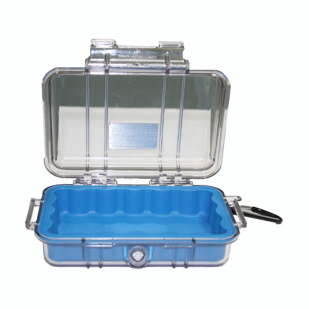 Pelican Micro Water-Resistant Crush and Dust Proof Case (Clear Black, Clear Blue, Clear Yellow, Clear Red) | 1020