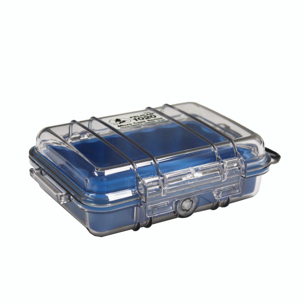 Pelican Micro Water-Resistant Crush and Dust Proof Case (Clear Black, Clear Blue, Clear Yellow, Clear Red) | 1020