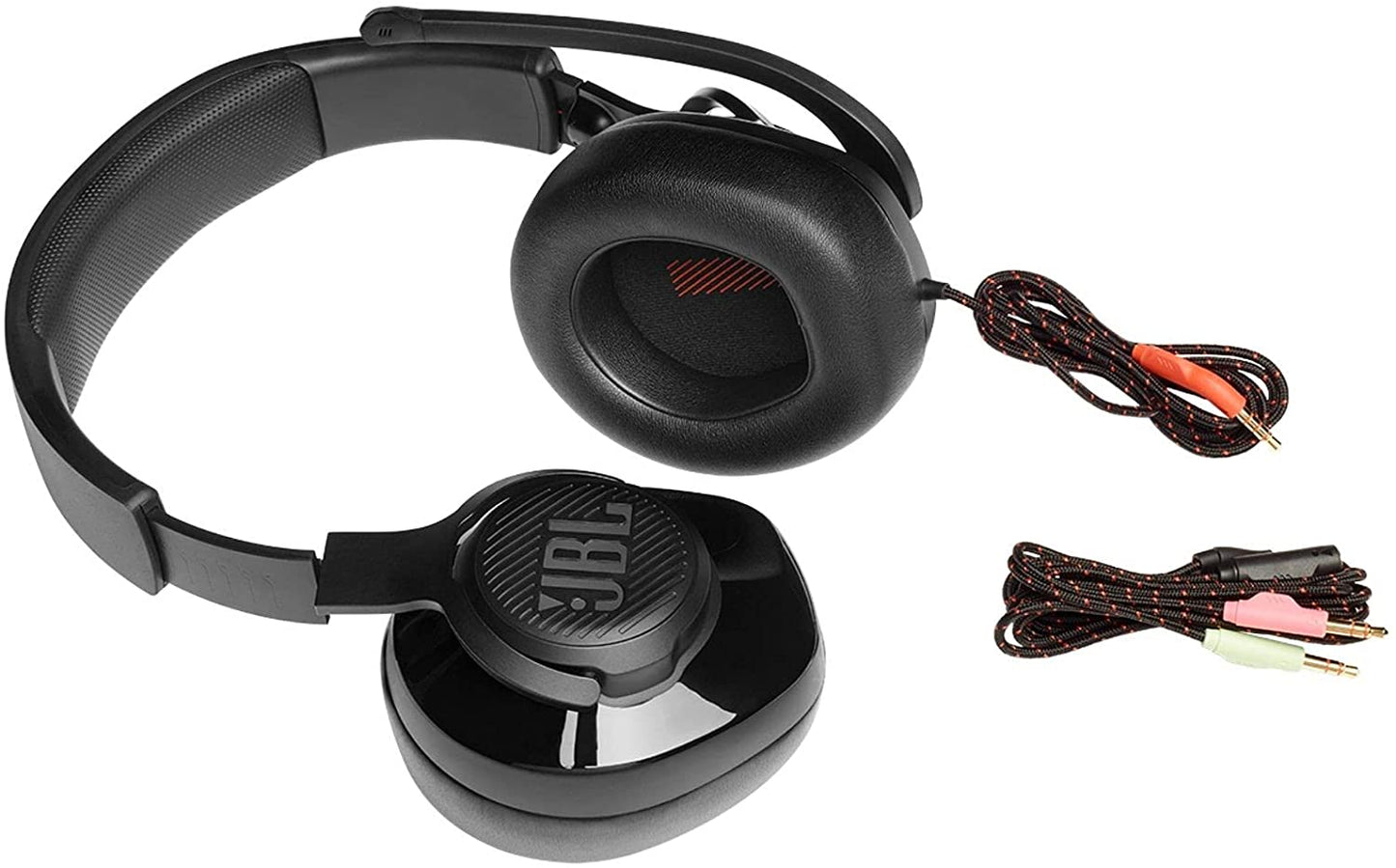 JBL Quantum 200 Black Wired Over-Ear Gaming Headset for Gamers and Livestreamers