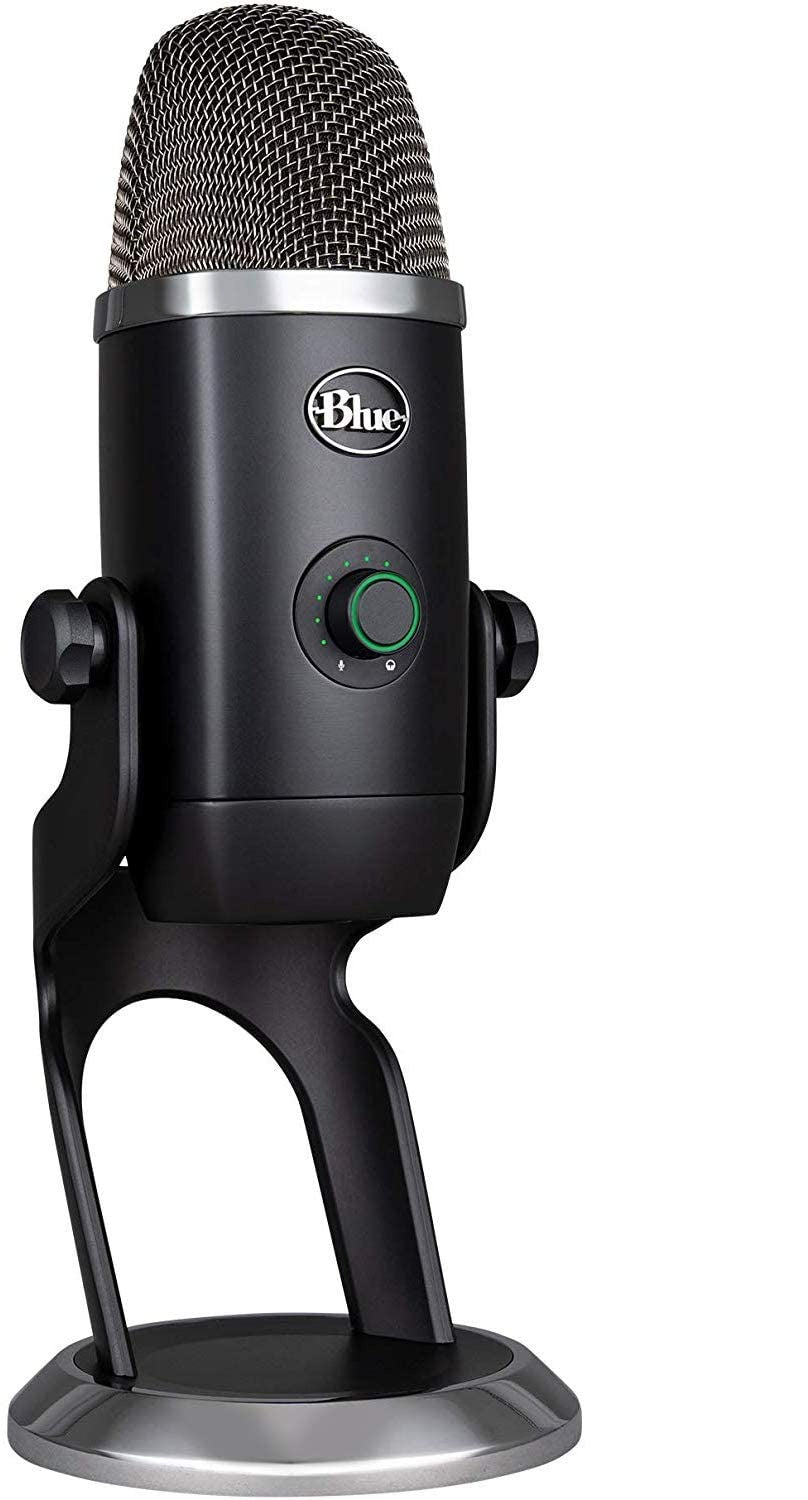 Blue Yeti Professional Multi-Pattern USB Condenser Microphone - Blackout