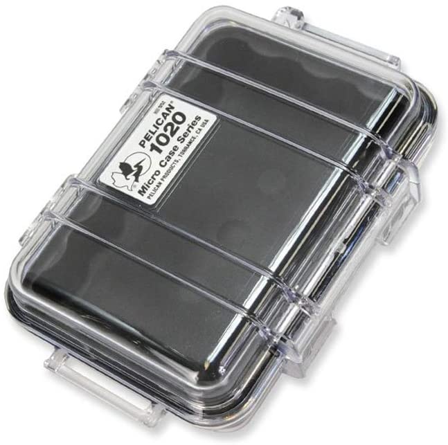 Pelican Micro Water-Resistant Crush and Dust Proof Case (Clear Black, Clear Blue, Clear Yellow, Clear Red) | 1020