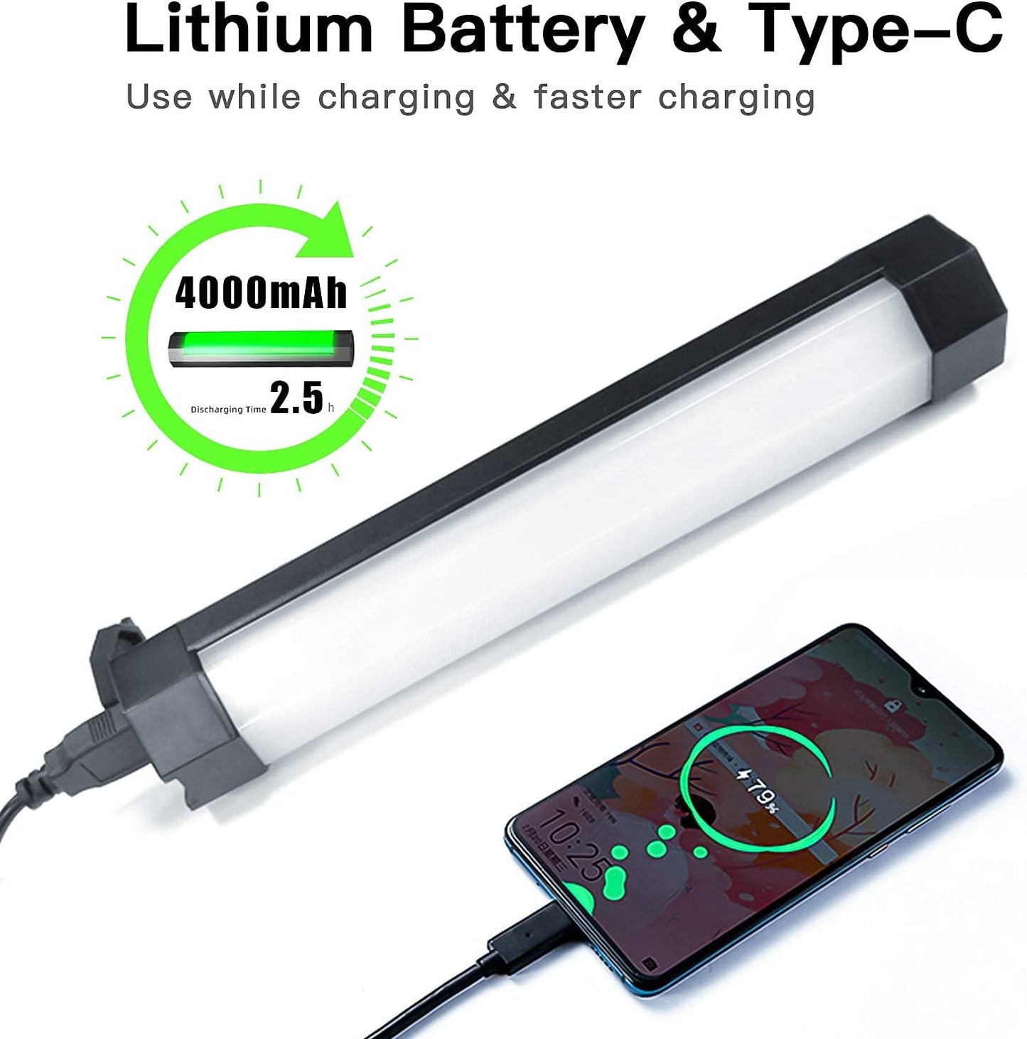 Luxceo P200 Full Color RGB Video Light with Color Temperature Control using App Control