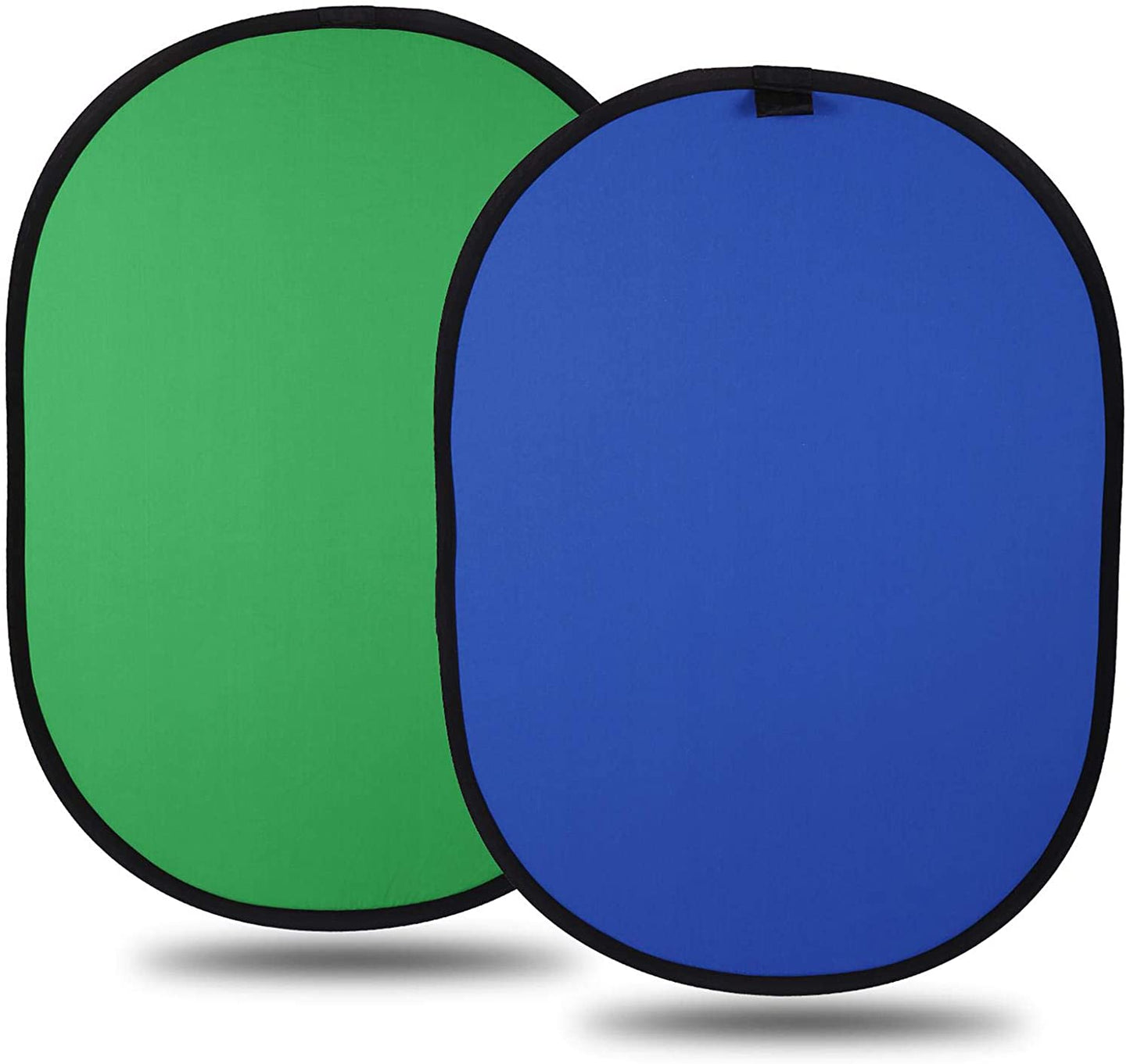 PXEL LS2020-ML1510G 100x150cm Collapsible Chromakey Blue & Green Screen 2-in-1 Backdrop Double Sided 100% Cotton Muslin Fabric Background Backdrop Kit with Stand Support