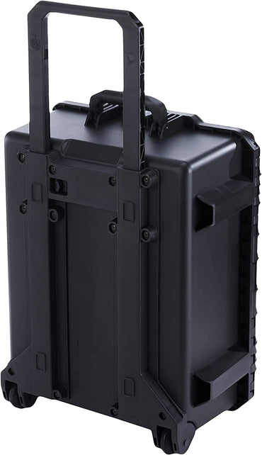 Pelican iM2720 Storm Trak Case Watertight Airtight Unbreakable Hard Casing with Wheels, Telescoping Handle Locks with Automatic Vortex Valve (with Foam) (Black)
