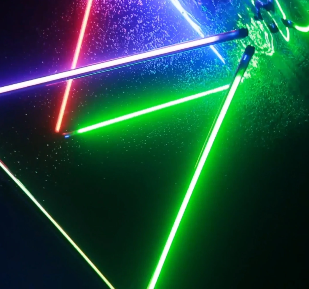 Luxceo P120 RGB Waterproof LED Light Wand 360 Degree Full Color Tube with Bluetooth App Control for Photo Video Studio