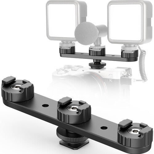 Ulanzi PT-23 Cold Shoe Expansion Bracket for Vlogging, Live Streaming, Video Walks