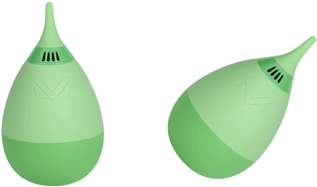 VSGO V-B014E Filter Air Blaster with Filter Tumbler Design Lens Cleaning Blower Compressed Air for Nikon Sony Canon Digital Camera Lens & Sensor Cleaning (Apple Green)