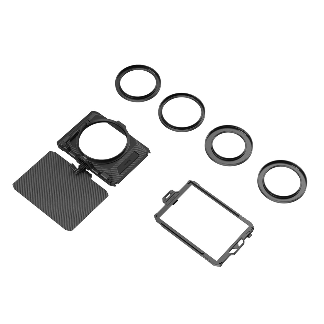 SmallRig Mini Matte Box 1kg Load Capacity for Mirrorless DSLR Cameras Compatible with 67mm/72mm/77mm/82mm/95mm Lens 3196
