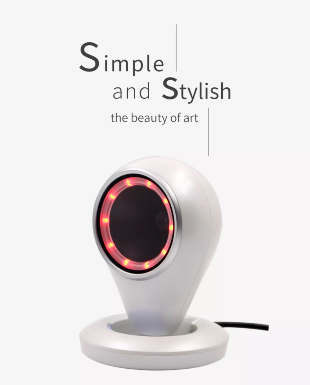 Logicowl OJ-MP6500 Plug and Play Non Handheld 1D, 2D and QR Barcode 32-Bit USB Wired Scanner