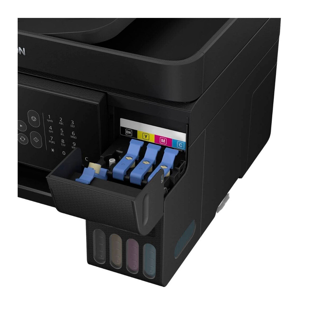 Epson EcoTank L5290 Wi-Fi All-in-One Ink Tank Printer (Print Scan Copy Fax) Wireless Heat-Free with ADF, 5760 x 1440 dpi, 33ppm, and LCD Screen