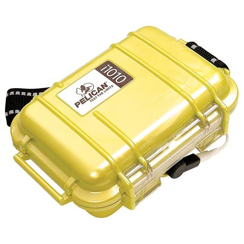 Pelican i1010 Waterproof Case Crushproof Hard Casing with Rubber Liner, Lid Organizer, External Headphone Jack for MP3 Players Earphones (6 Colors Available)