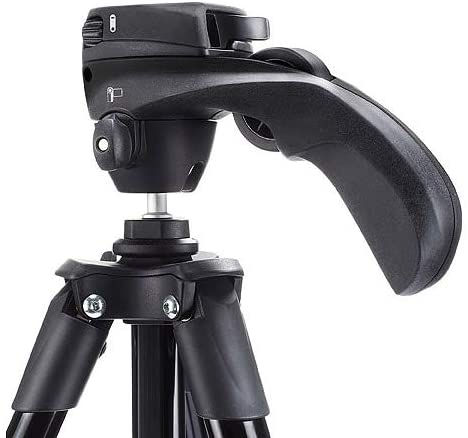 Manfrotto MKCOMPACTACN-BK Compact Action Aluminum 3.3Lb Tripod for Vlogging, Photography (Black)