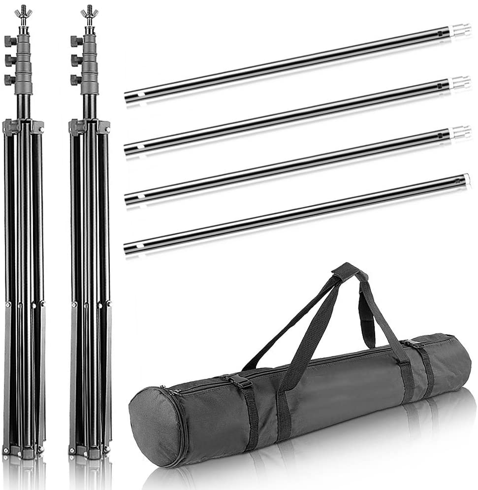 Pxel LS-BG KIT 1 Photographer Studio Set with Background, Continuous Lighting Equipment, Softbox, Umbrella Reflector and Photography Accessories