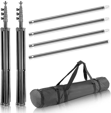 Pxel LS-BG KIT 1 Photographer Studio Set with Background, Continuous Lighting Equipment, Softbox, Umbrella Reflector and Photography Accessories