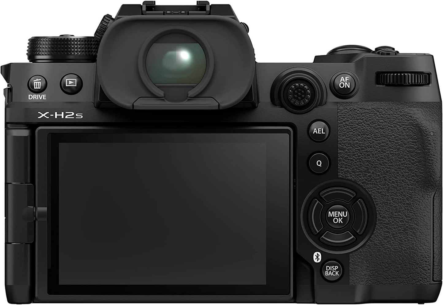 Fujifilm X-H2S Mirrorless Camera with APS-C Format, X-Processor 5, 5-Axis Sensor-Shift Stabilization and 3" Tilting Touchscreen LCD for Photography and Videography (Body Only)