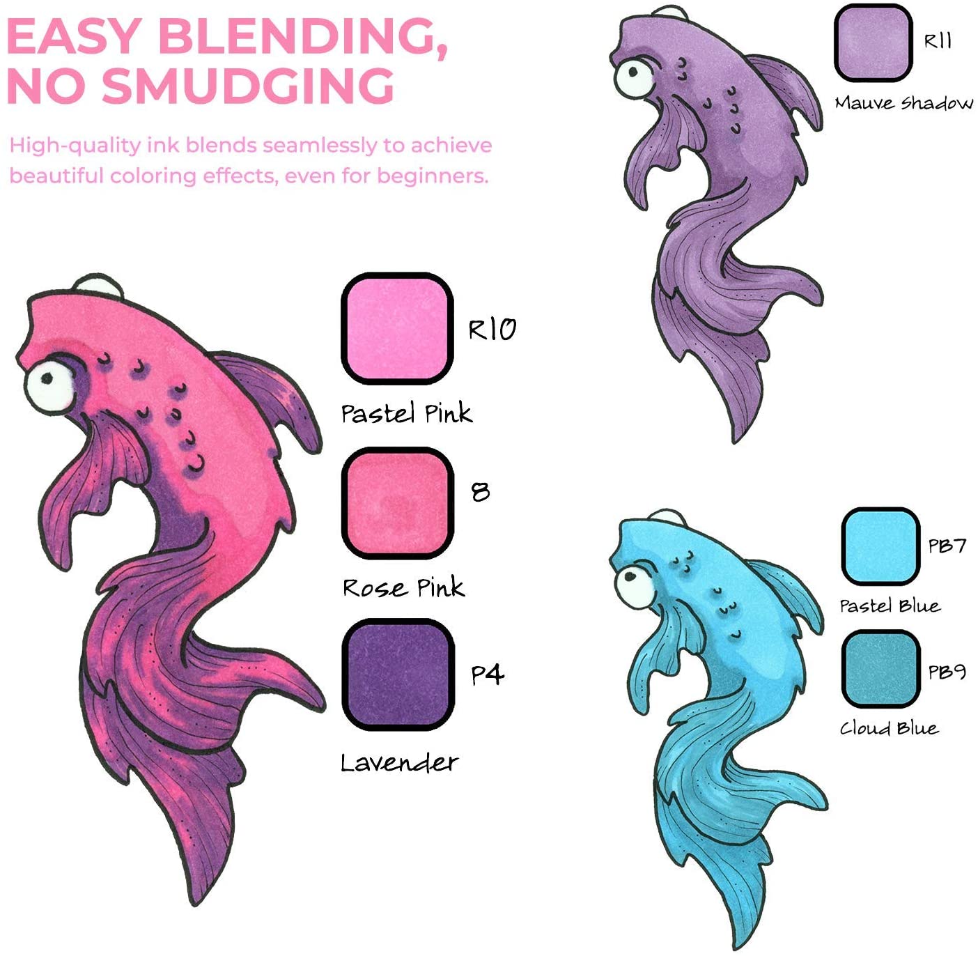 Ohuhu Honolulu Series Alcohol Based 24 Basic Colors plus Colorless Blender Dual Tipped Art Markers for Coloring and Sketching for Kids and Adults (Brush and Chisel) Y30-80400-80
