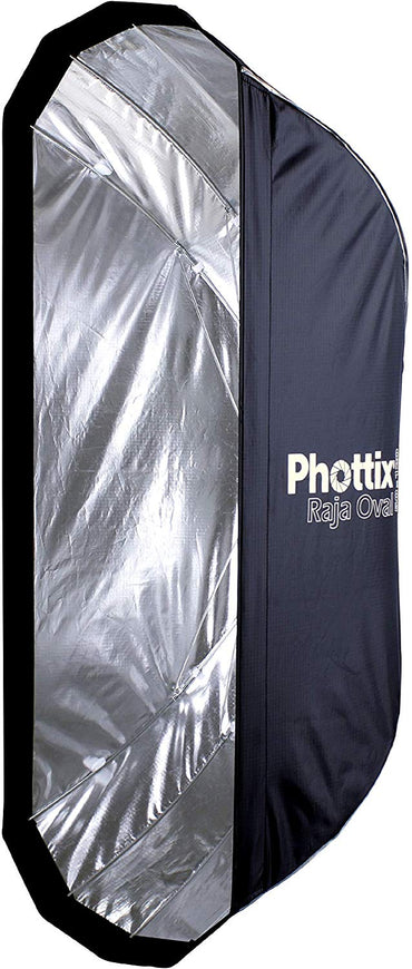 Phottix Raja Oval Quick Folding Softbox 50x120cm or 20x47 Inches