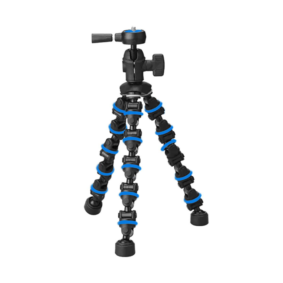 Weifeng Flexible Tripod with 1/4-inch Bolt Mount Head for Camera Mounts and Action Cameras (WT0304B)
