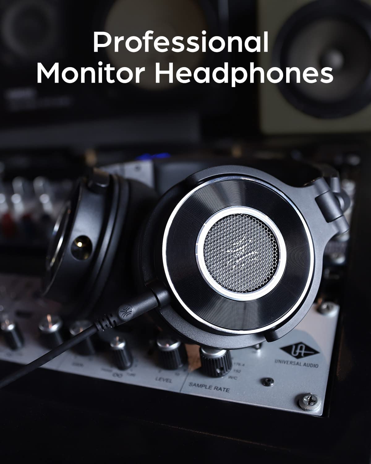 OneOdio MONITOR 60 Wired Professional Studio Headphones with Hi-Res Audio for Music Recording, Production, Live Streaming, and Boardcasting | Blue