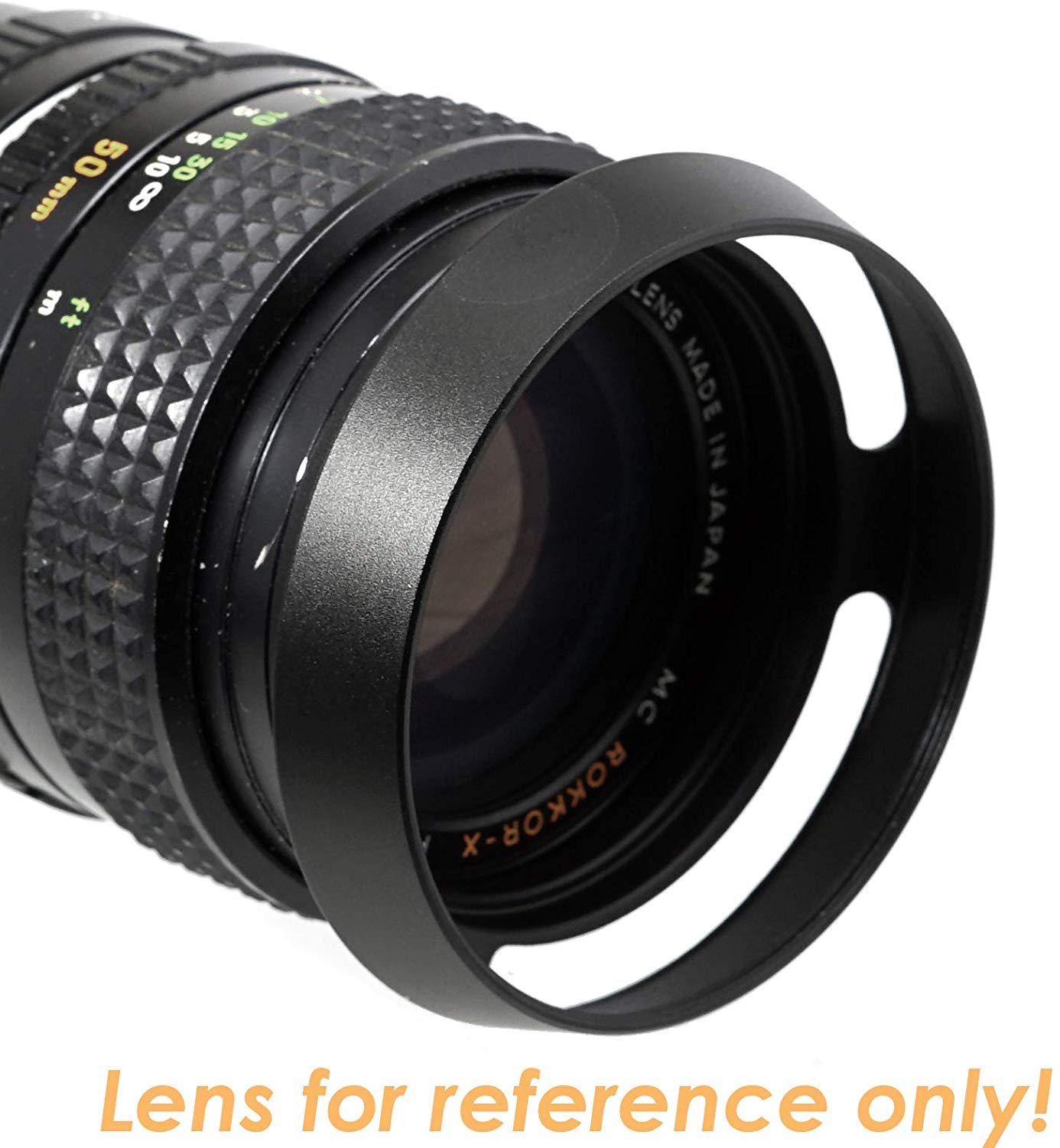 CLEARANCE] Pxel 49mm Metal Vented Lens Hood Screw Mount Curved for