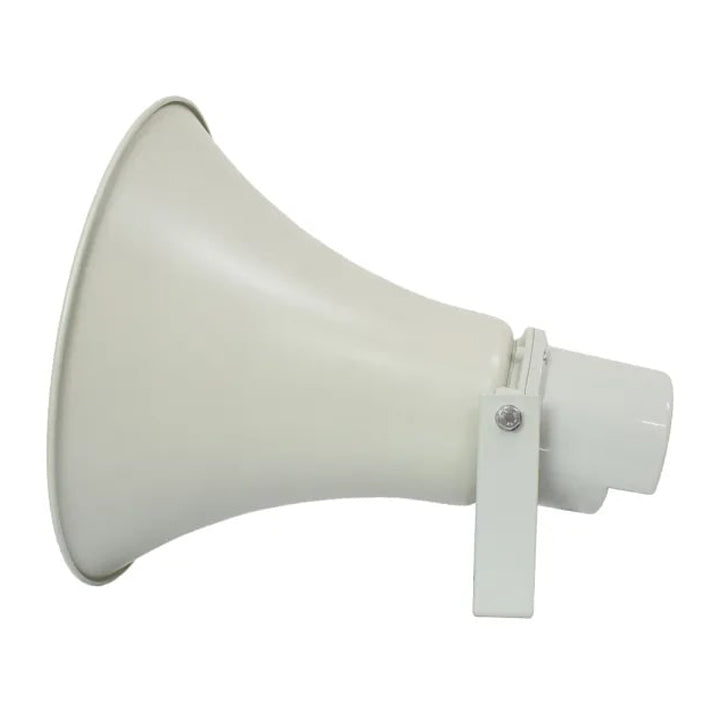 KEVLER HS-50S 13" 6W Aluminum PA Horn Speaker with 109dB Sensitivity, Built-In 100V Multi-Tap Transformer, 380Hz-8KHz Max Frequency and Clear Vocals