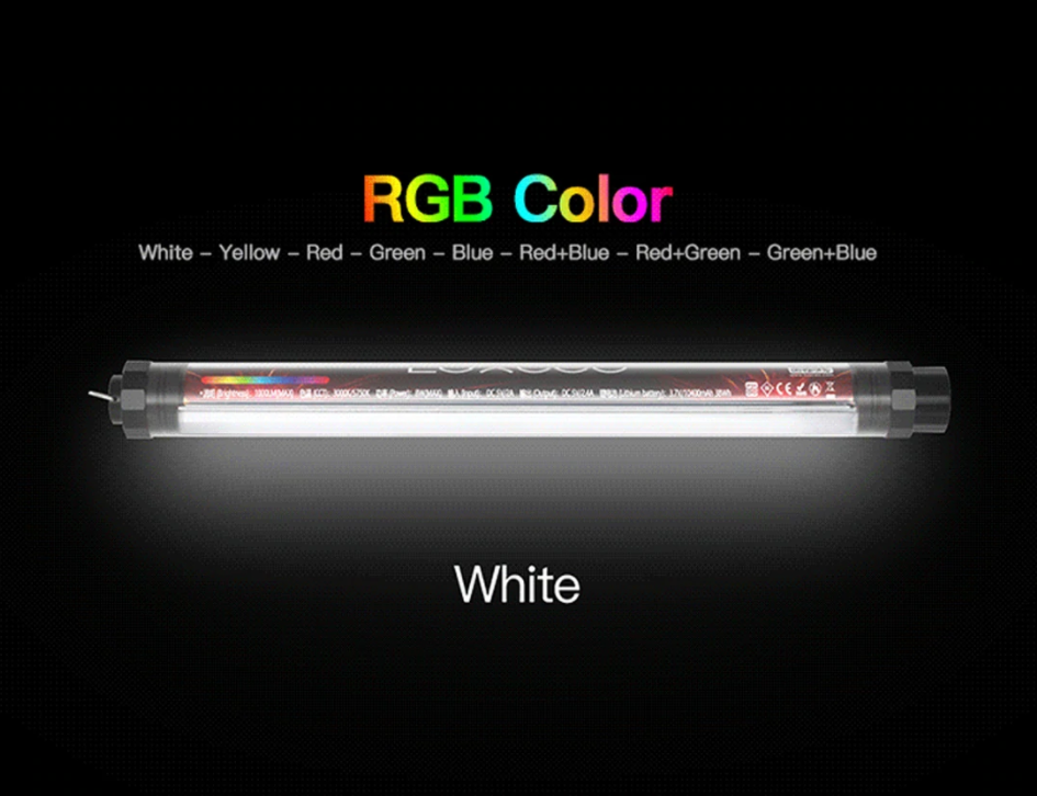 Luxceo P7RGB Pro Bluetooth Waterproof Video Light with 8 Lighting Modes and App Intelligent Control