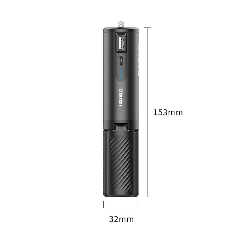 Ulanzi BG-4 5000mAh Selfie Stick Power Bank 12W Hand Grip For Phone, Camera DSLR Smartphone Charger Power Bank