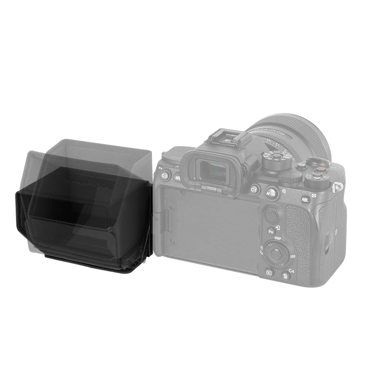 SmallRig Sunhood for Sony Alpha 7S III/Alpha 7C/ZV-1/ZV-E10/FX3 Mirrorless Camera LCD hood with Raised Internal Edges Slide-in Mounting 3206