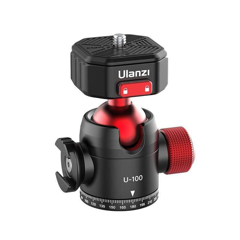 ULANZI 2305 U-100 U100 Claw Quick Release Pan Ballhead for Vlogging Microphone Mount Solution