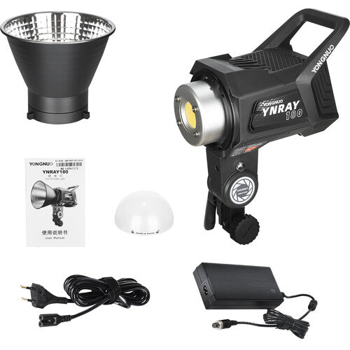 Yongnuo VNRAY180 Daylight 5600K LED Video Light with Bowens S-Mount for Photoshoots & Livestreaming