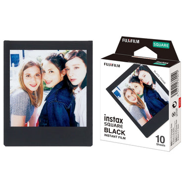 Fujifilm Instax Square Black Frame 10 Sheets Film for Fujifilm instax Square Cameras