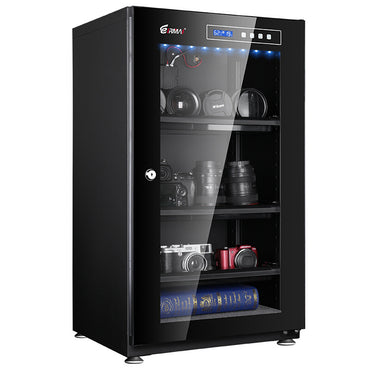Eirmai 100L Electronic Digital Dry Cabinet Dehumidifying Box with Touch Screen and Automatic AI Smart Control - 100 Liters (MRD-105T)