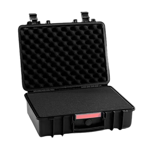 Raptor 4000x Protector Trolley and Carry on Hard Case Waterproof Dustproof and Shockproof Hard Casing with Retractable Extension Handle and Manual Pressure Valve IP67 Rating for Military Weapons, Cameras, Lenses, Drones (Black)