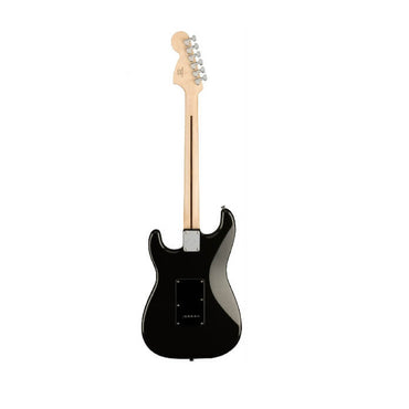 Squier by Fender Affinity Series 21 Frets 6 String Stratocaster Electric Guitar HSS with Tremolo, C-Shape Neck, Indian Laurel Fingerboards and Maple Finish (Metallic Black) | 378108565