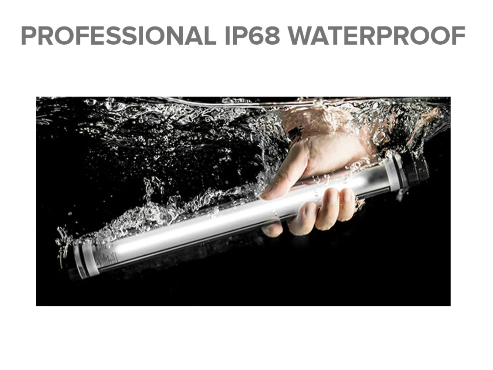 Luxceo P7RGB Pro Bluetooth Waterproof Video Light with 8 Lighting Modes and App Intelligent Control