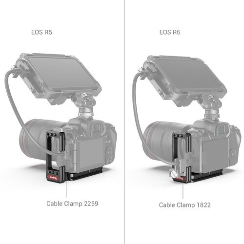 SMALLRIG 2976 Lightweight Aluminum L-Bracket for Canon EOS R5 and R6 Mirrorless Digital Cameras