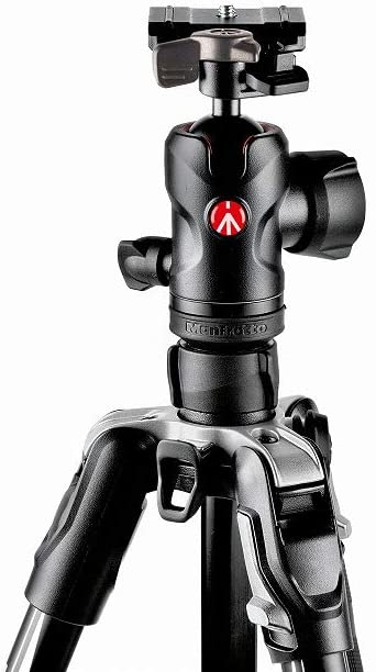 Manfrotto Befree Advanced Travel Aluminum Tripod with 494 Ball Head (Twist Locks, Black)
