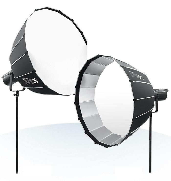 Triopo 35.4 inches / 90cm Parabolic Hexadecagon Umbrella Softbox for Photography, Location Shoots, Studio Equipment (KP2 90)